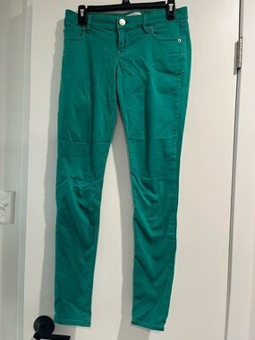 Express Women’s Green Skinny Jeans Size 2